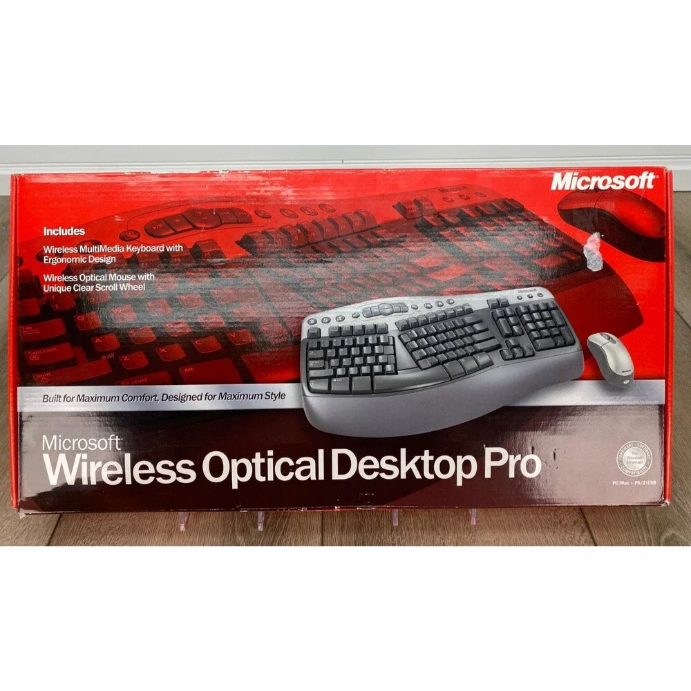 Microsoft Wireless Desktop Pro-Wireless Keyboard & Mouse X08-73798 Open Box?